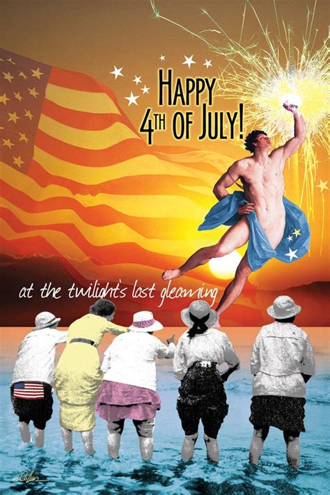 Funny Fourth Of July With Naked Man Who Loves America Art Etsy Australia