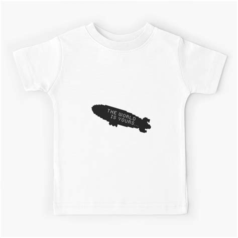 Scarface The World Is Yours Blimp Kids T Shirt By Sidebar Redbubble