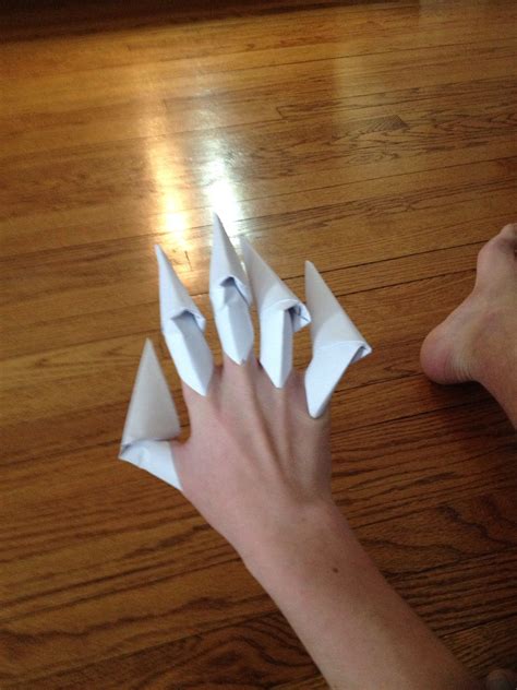 Paper Claws 10 Steps Instructables