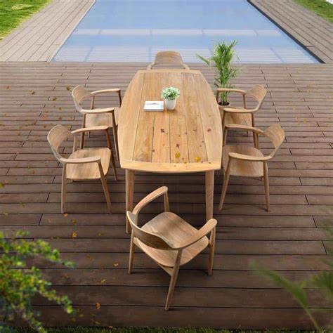 Teak Outdoor Table Lara Design Majesteak Furniture