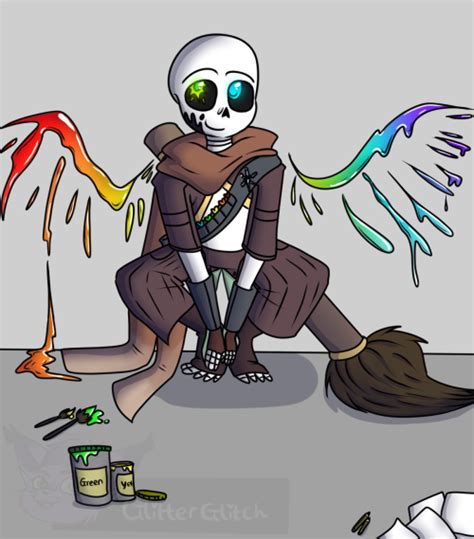 Ink!sans is an out!code character who does not belong to any specific alternative universe (au) of undertale. ink sans new design | Tumblr