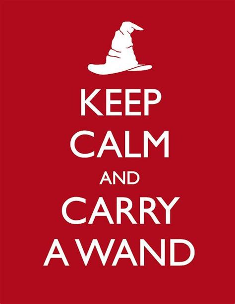 Keep Calm And Carry A Wand Harry Potter Calm Quotes Harry Potter Love