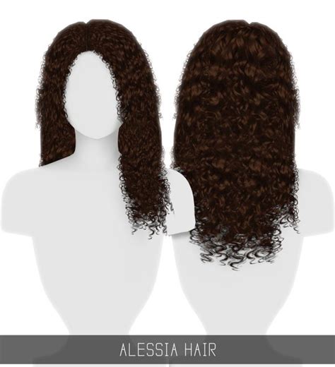 Les 226 Meilleures Images Du Tableau The Sims 4 Alpha Hair Cc Sur Pinterest