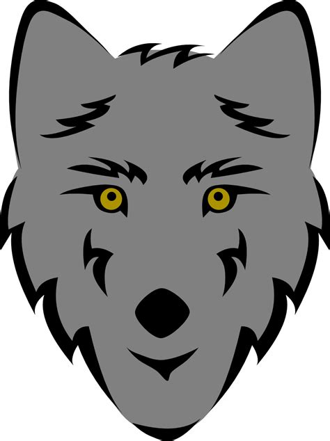 Gray wolf cartoon drawing png 500x500px gray wolf. Wolf Clip Art Silhouette | Clipart Panda - Free Clipart Images