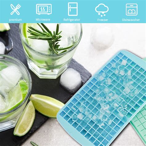 Upgrade Silicone Mini Ice Cube Trays Tgjor 2 Pack 320 Small Ice Cube Molds Release Easier