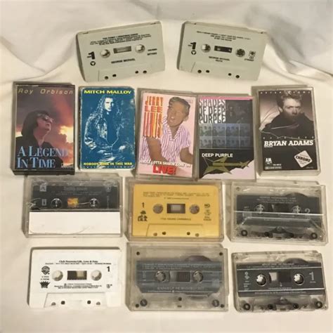 lot of 13 cassette tapes vintage pop and rock music 1970s 1980s and 1990s timelife 8 99 picclick