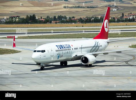 Turkish Airlines Airplane Turkish Airlines Is The Largest Airline Of