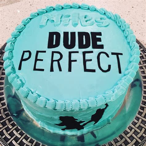 Dude Perfect Birthday Cake I Made This For My Sons 8th Birthday He Loves Dude Perfect So