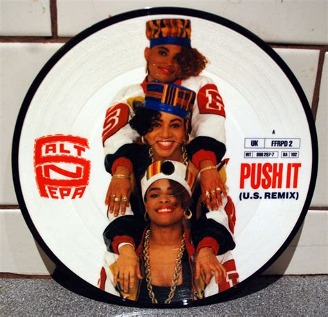 Salt And Pepa Push It 7 Vinyl Picture Disc 12 Inch