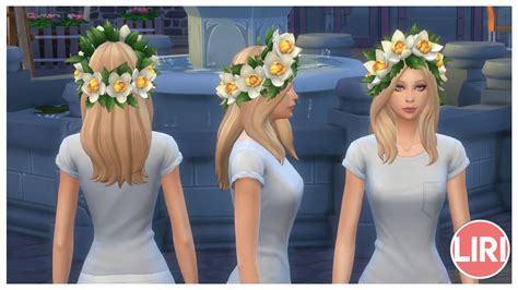 Sims 4 Child Flower Crown