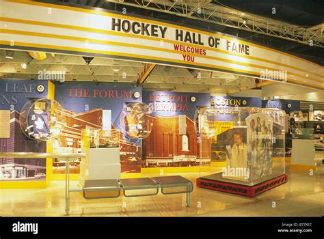 Entrance To Hockey Hall Of Fame Toronto Ontario Canada Stock Photo Alamy