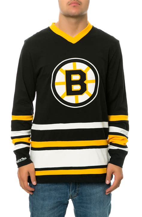 Official twitter home of the boston bruins #nhlbruins. Lyst - Mitchell & Ness The Boston Bruins Hockey Jersey in ...