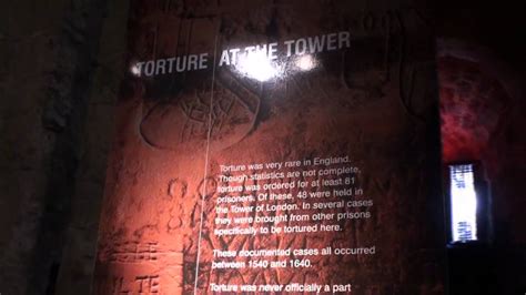 Inside The Tower Of London Torture Castles England Uk By