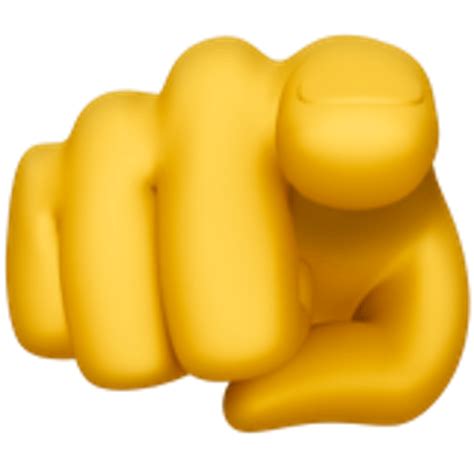 Ios Emoji Phone Emoji Pointing Fingers Pointing Hand Main Emoji