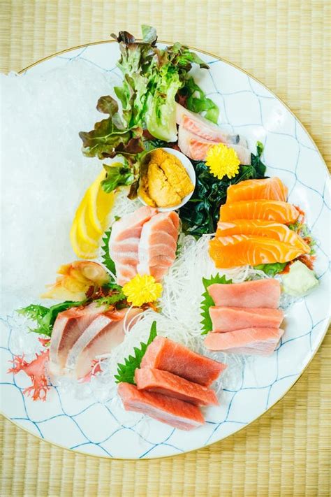 Raw And Fresh Sashimi Fish Meat Stock Photo Image Of Kingfish Japan