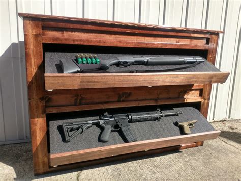 coat rack hidden gun storage shelf with dual drop down concealed compartments