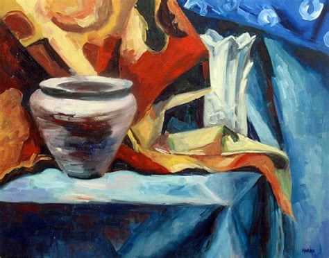 Marina Petro Adventures In Daily Painting Still Life With Urn