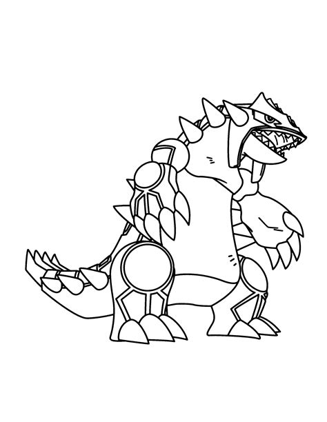 Pokemon Coloring Pages Groudon Coloring Home
