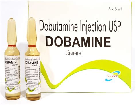 Dobamine Dobutamine Injection 50mgml 5ml Ampoule For Hospital Id