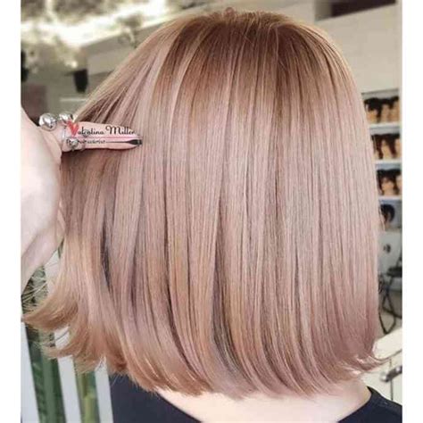 Hairstyle Trends Best Rose Gold Hair Color Ideas To Try Photos Collection Gold Hair