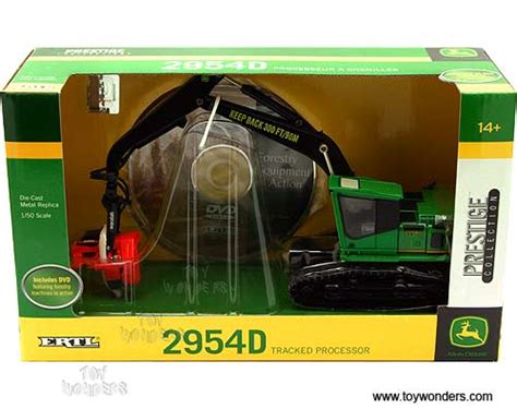 2954D Tracked Processor Farm Tractor W DVD 45029 1 50 Scale Tomy ERTL