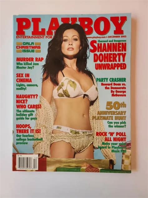 PLAYBOY MAGAZINE DECEMBER 2003 Shannen Doherty Adult Nude 8 00 PicClick