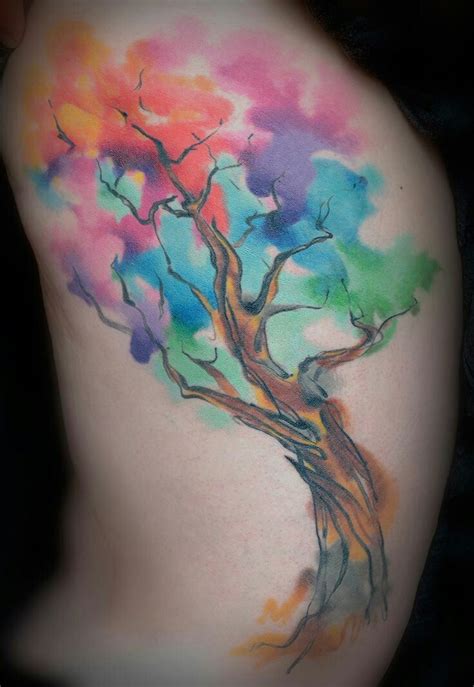 Pin By Susan Haines On Tattoo Tree Tattoo Watercolor Tattoo Tree