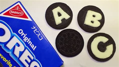 Oreo Cookie Art！how To Draw Alphabet Abc Art Challenge Youtube