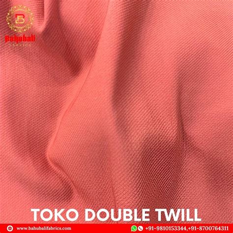 Toko Double Twill Fabric Packaging Type Roll 100 150 At Rs 90meter