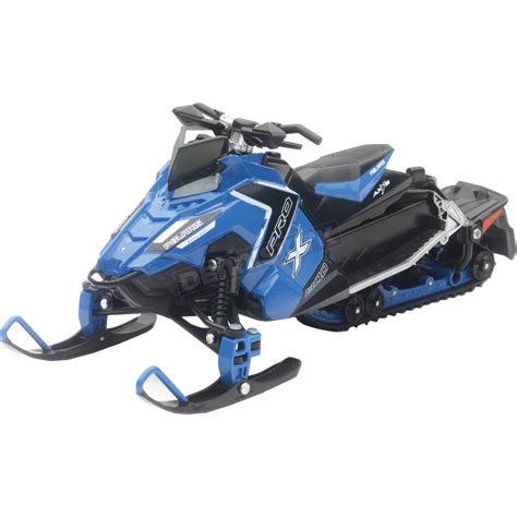 New Ray Toys Blue Polaris Switchback Pro X800 Snowmobile 116 Scale Die