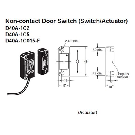 D40a 1c5 Omron Non Contact Door Switch Valin