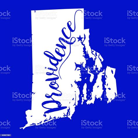 Providence Rhode Island Eps10 Vector Map Stock Illustration Download
