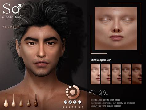 The Sims Resource Middle Aged Male Skintones