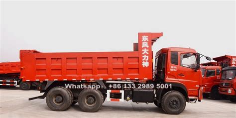 10 Wheelers Dongfeng 20tons Camion Dump Truck For Minery Construction