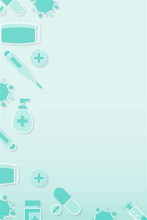 Clean Medical Background Vector Free Image By Manotang