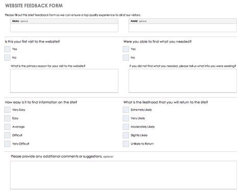 23 Feedback Form Templates And Examples