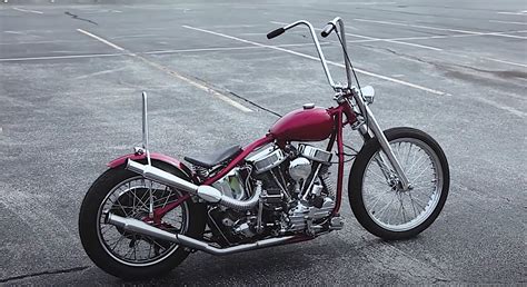 Custom 1962 Harley Davidson Panhead Chopper Is All Garage Work