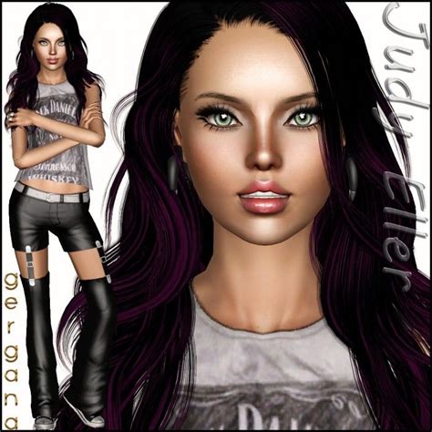 Judy Eller Female Model By Gergana Sims 3 Downloads Cc Caboodle