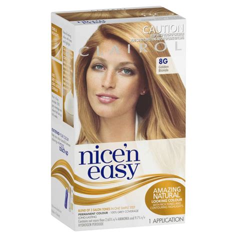 Buy Clairol Nice And Easy 8g Natural Golden Blonde Hair Colour Online At