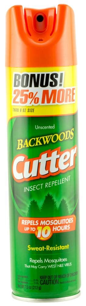 Cutter Backwoods Aerosol Insect Repellant Insect Repellent Mosquito