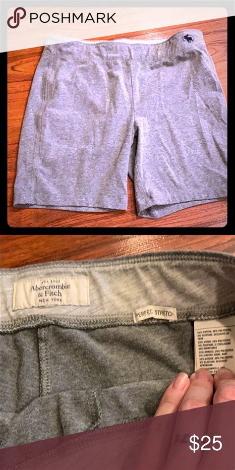 Perfect Abercrombie Grey Stretch Shorts🌈 Stretch Shorts Abercrombie And Fitch Shorts Shorts