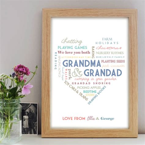 Maybe you would like to learn more about one of these? Personalised Grandparent Print By Little Pieces ...