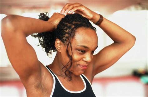 African American Woman Fitness Hair