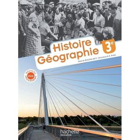 Livre Histoire Géographie 3eme Hatier Numérique Gratuit Aperçu Historique