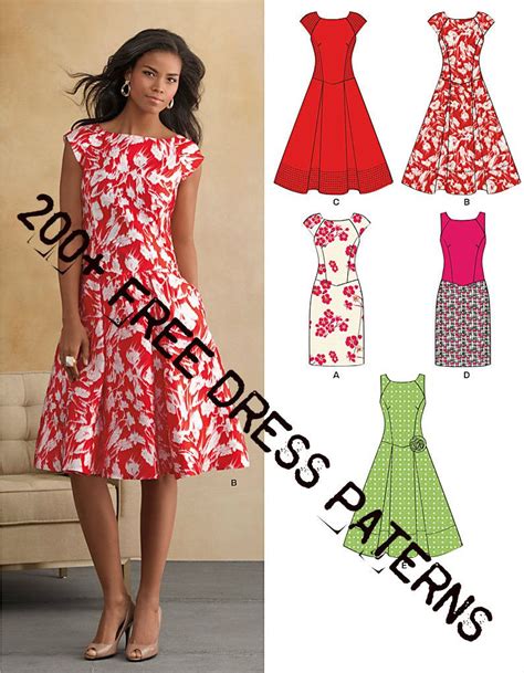 200 Free Dress Patterns