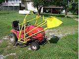 Pictures of Front End Loader Attachment For Garden Tractor