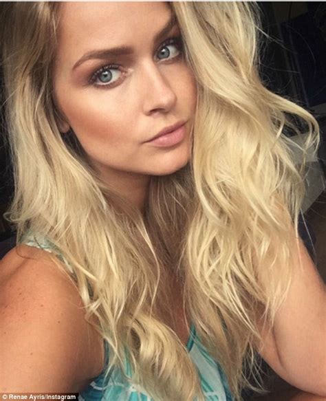 Former Miss Universe Australia Renae Ayris Shows Off Her Cleavage In