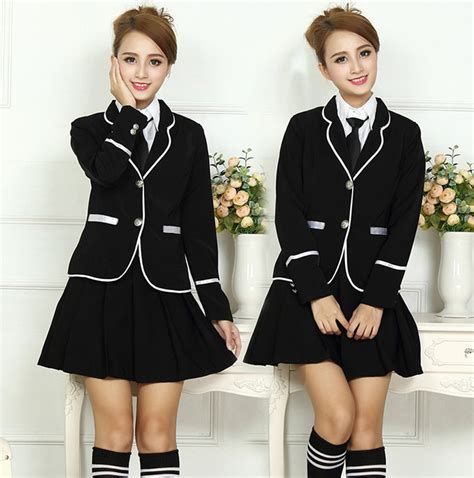 2015 New Autumn And Winter Long Sleeve School Uniform Girls Sailor Suit