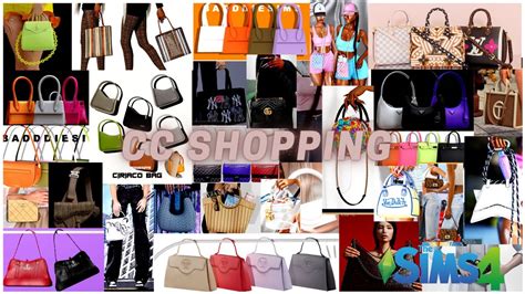 Cc Shopping Female Bags Sims 4 Youtube