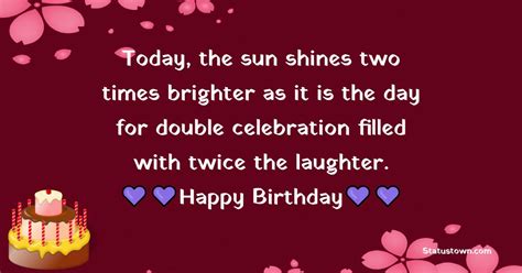 Today The Sun Shines Two Times Brighter As It Is The Day For Double